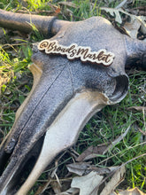 Load image into Gallery viewer, Julie Rose Gold Flux Cowskull