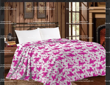 Load image into Gallery viewer, MIA Cow Print Super Plush Blankets