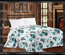 Load image into Gallery viewer, MIA Cow Print Super Plush Blankets