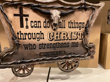 Load image into Gallery viewer, Chuckwagon I Can Do All Things Wall Decor