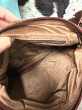Load image into Gallery viewer, Stunning Cowhide Tooled Strap Crossbody Purse