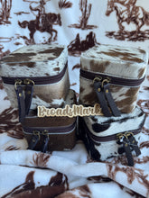 Load image into Gallery viewer, Cowhide Jewelry Boxes