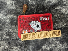 Load image into Gallery viewer, Tooled Leather Vegas Coin Purse
