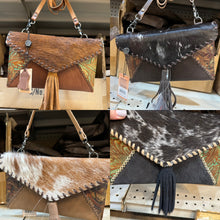 Load image into Gallery viewer, Tooled Envelope Crossbody Purse