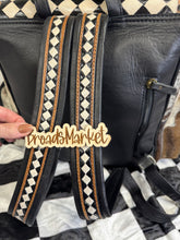 Load image into Gallery viewer, Checkered Cowhide Carina Backpack