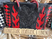 Load image into Gallery viewer, Tooled Leather Braided Handle Purses