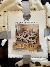 Load image into Gallery viewer, Tricolor Cow Super Plush Blanket