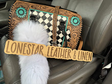 Load image into Gallery viewer, Astrid Checkered Concho Speedy Crossbody Purse