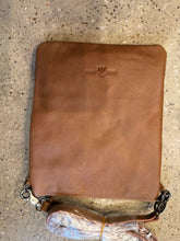 Load image into Gallery viewer, Cowhide Studded Tooled Crossbody
