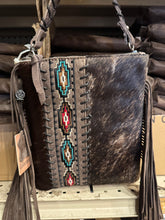 Load image into Gallery viewer, BA2150 Aztec Fringe Crossbody Purse