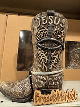 Load image into Gallery viewer, RA7751 Ecclesiastes Jesus Fish Boot Vase