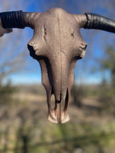 Load image into Gallery viewer, Dusty Rose Sparkle Custom Cowskull