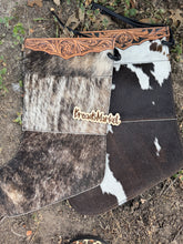 Load image into Gallery viewer, Cowhide Tooled Top Stockings