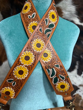 Load image into Gallery viewer, Stunning Cowhide Tooled Strap Crossbody Purse
