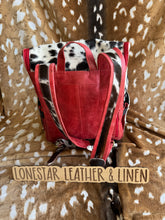 Load image into Gallery viewer, Cowhide & Leather Jess Backpacks