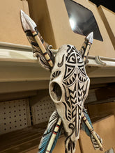 Load image into Gallery viewer, Aztec Arrow Skull Decor