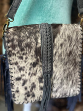 Load image into Gallery viewer, Braided Cowhide Crossbody Purse
