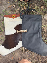 Load image into Gallery viewer, Sunflower Tooled Cowhide Stockings