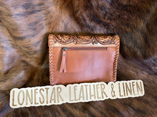 Load image into Gallery viewer, Tooled Floral Crossbody Leather Purse