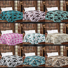 Load image into Gallery viewer, MIA Cow Print Super Plush Blankets