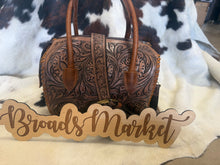 Load image into Gallery viewer, Josie Tooled Leather Belt Buckle Speedy Purse