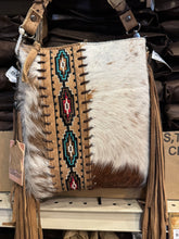 Load image into Gallery viewer, BA2150 Aztec Fringe Crossbody Purse