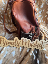 Load image into Gallery viewer, Aztec Leather Cowhide Backpack