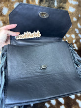 Load image into Gallery viewer, Melanie Handle Crossbody Fringe Purse