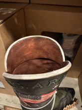 Load image into Gallery viewer, RA7146 US Army Flag Camo Boot Vase