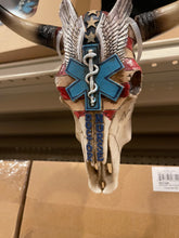 Load image into Gallery viewer, Doctor Nurse Cowskull Wall Decor