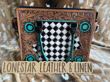 Load image into Gallery viewer, Tooled Leather Braided Handle Purses