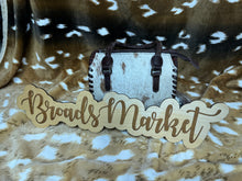 Load image into Gallery viewer, Small Cowhide Speedy Crossbody Shoulder purse