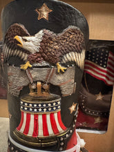 Load image into Gallery viewer, RA7449 US Liberty Bell Flag Eagle Boot Vase