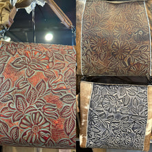 Load image into Gallery viewer, Floral Tooled Cowhide Purse BA2826