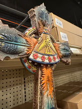Load image into Gallery viewer, Thunderbird Aztec Feather Cross