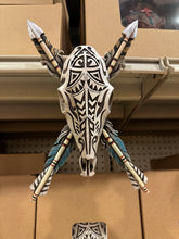 Load image into Gallery viewer, Aztec Arrow Skull Decor