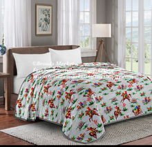 Load image into Gallery viewer, Blue Bronco Super Plush Blanket