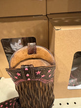 Load image into Gallery viewer, Pink Fringe Star Boot Vase