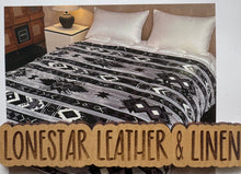 Load image into Gallery viewer, Bentley Black & Grey Super Plush Blanket S35