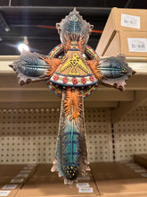 Load image into Gallery viewer, Thunderbird Aztec Feather Cross