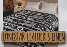 Load image into Gallery viewer, Bentley Black & Grey Super Plush Blanket S35