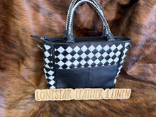 Load image into Gallery viewer, Checkered Should Crossbody Purse