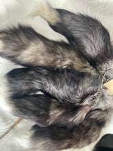 Load image into Gallery viewer, Silver Fox Tail Keychain