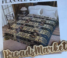Load image into Gallery viewer, Beige Burgundy Aztec Renee Super Plush Blanket