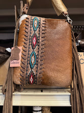 Load image into Gallery viewer, BA2150 Aztec Fringe Crossbody Purse