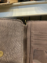 Load image into Gallery viewer, Cowhide Tooled Braided Wristlet Wallets