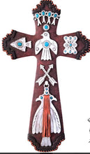 Load image into Gallery viewer, Southwestern Thunderbird Aztec Cross