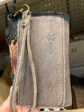 Load image into Gallery viewer, Cowhide Tooled Braided Wristlet Wallets