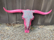 Load image into Gallery viewer, Matel Pink Cowskull - message to order