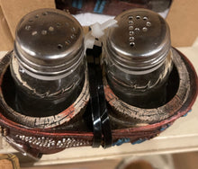 Load image into Gallery viewer, Aztec Belt Salt & Pepper Shaker Set